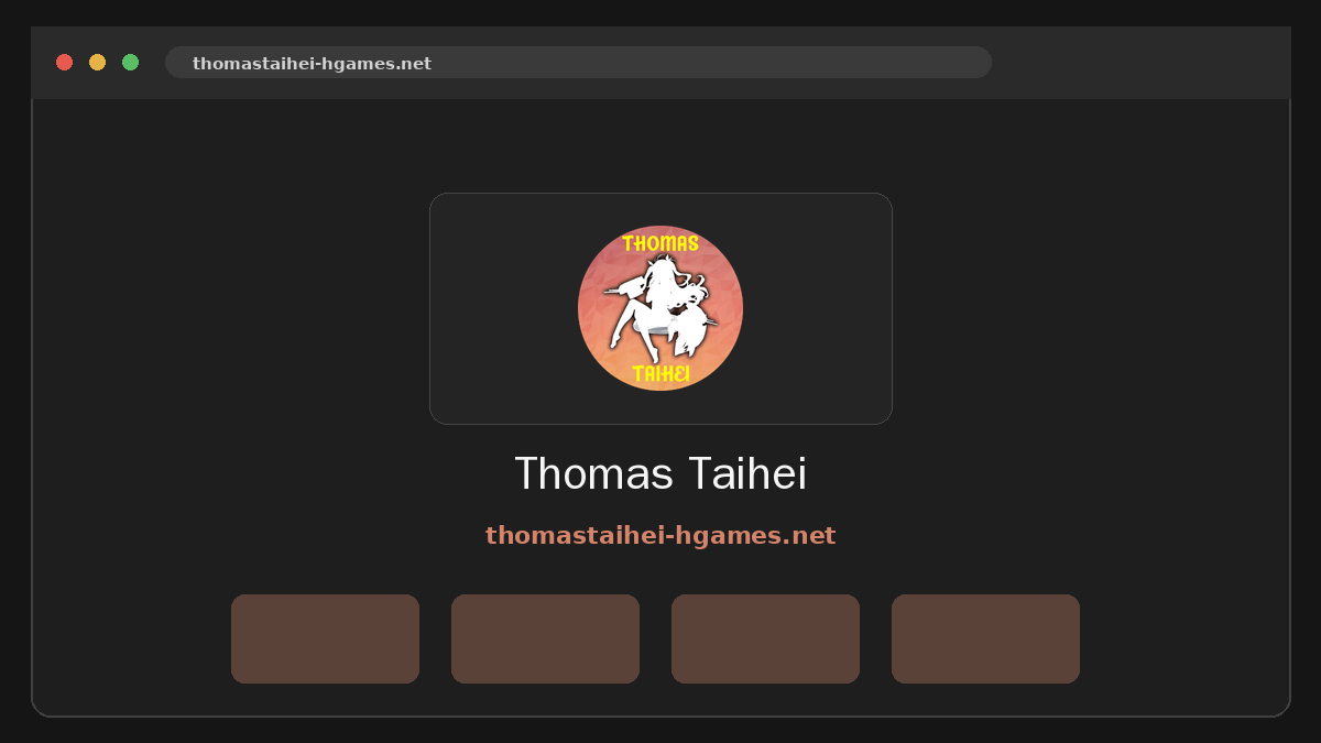 Thomas Taihei website preview