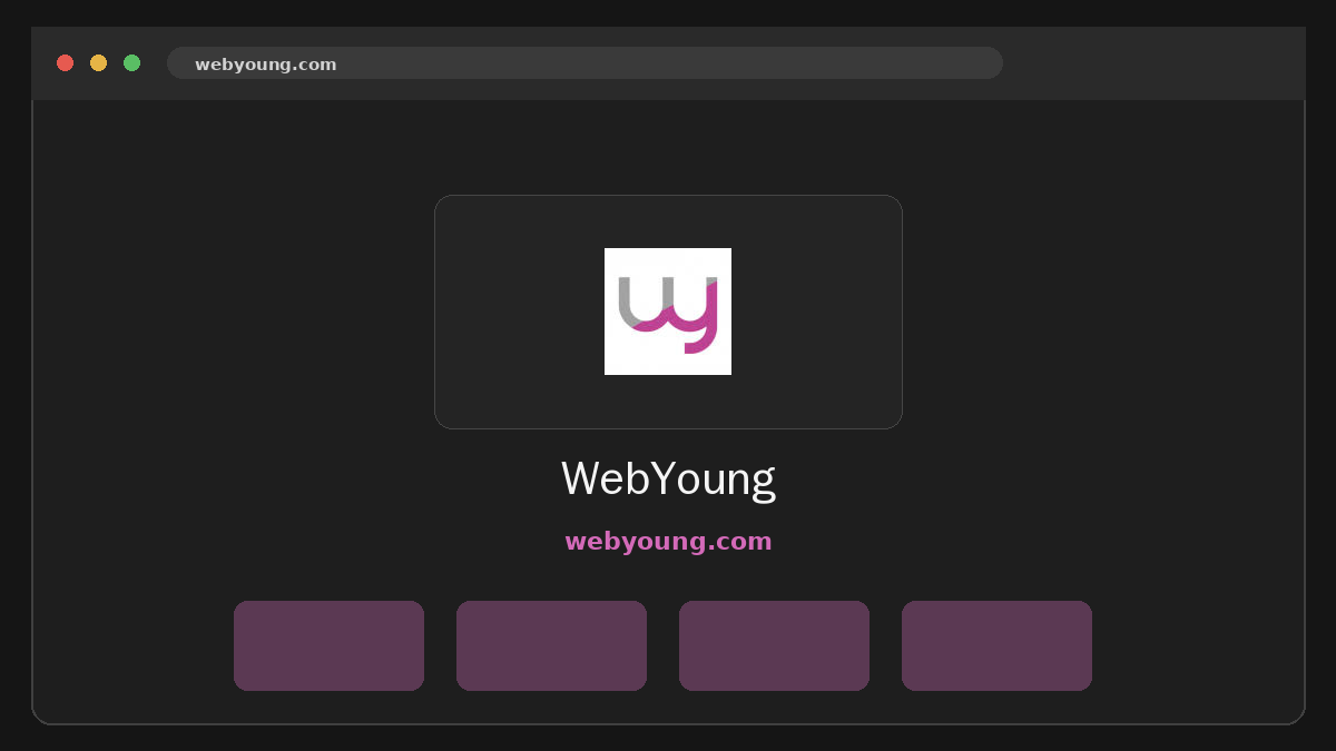 WebYoung website preview