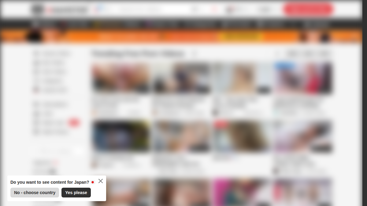 xHamster website preview