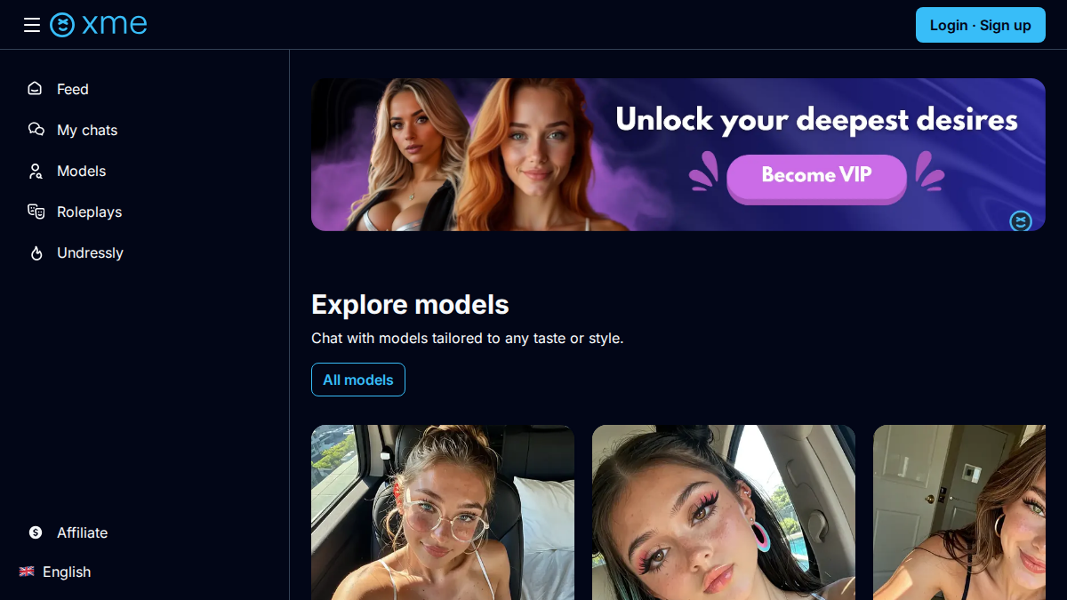 XME website preview