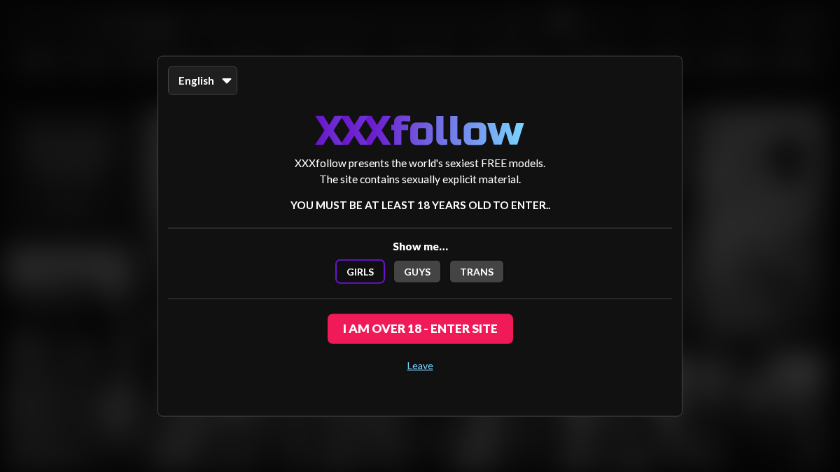 XXX Follow website preview